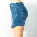 Wholesale Fashion Ladies Denim Shorts